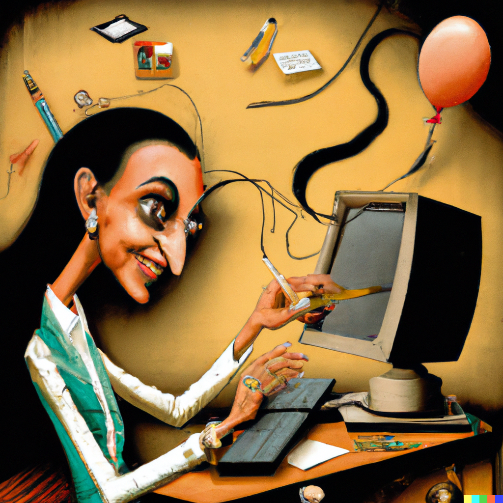 DALL·E 2022-07-29 14.40.07 - Salvador Dali painting of a content editor creating a page.png