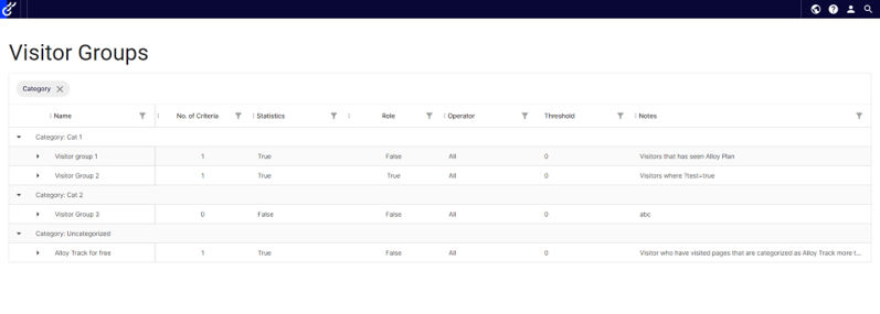 screenshot of improved blazor based visitor groups manager